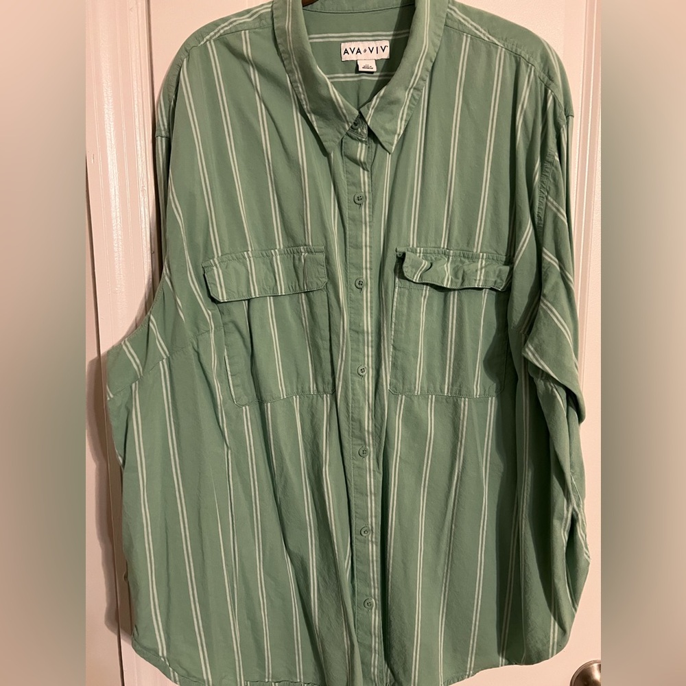Oversized button up shirt
